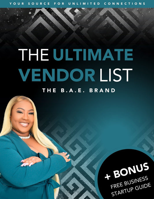 THE ULTIMATE VENDOR LIST