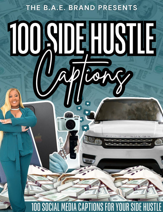 100 SIDE HUSTLE CAPTIONS