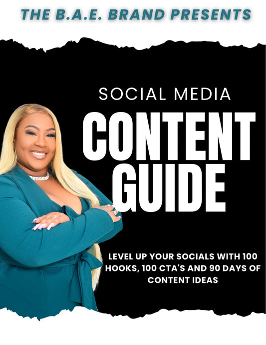 SOCIAL MEDIA CONTENT GUIDE